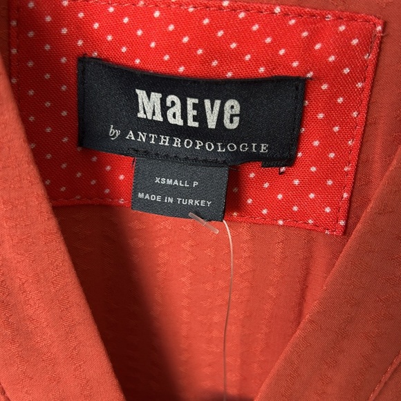 NWT Anthropologie Maeve Amber Tiered Ruffle Tunic Dress Fall Bohemian Country - Picture 3 of 9